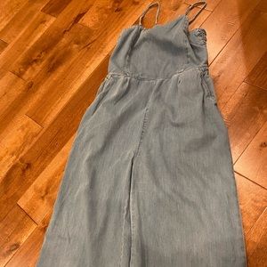 Girls denim jumpsuit